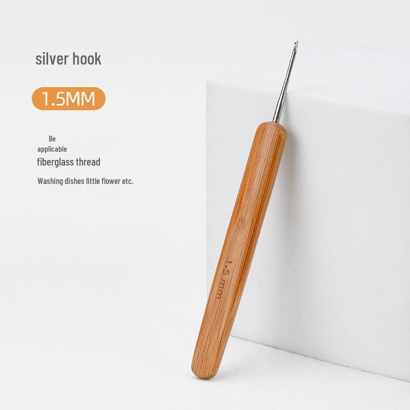 Карбонизированный бамбуковый крючок для вязания шерстяных свитеров ручной вязки и кукольных тапочек