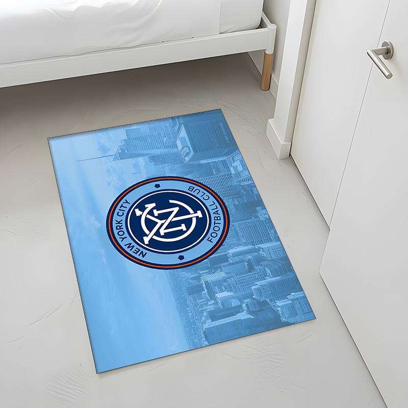 New York City FC (14) Rug Suitable For Living Rooms Bedrooms Computer Rooms Dining Areas And Placement Under Tables And Chairs Also An Ideal Choice Fo