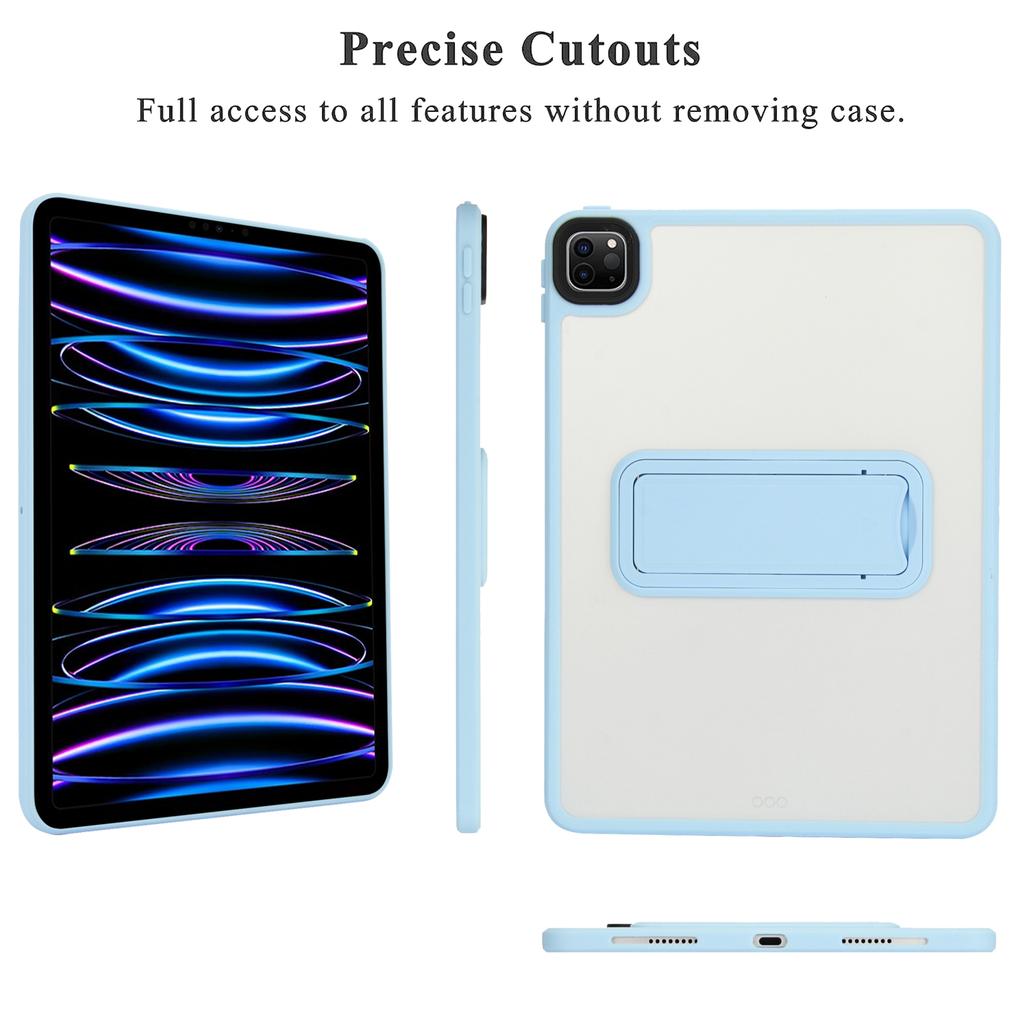 Чехол для планшета с подставкой для iPad Pro 11 (2022)/(2021)/(2020) Чехол из ТПУ+ПК с покрытием Soft-Touch