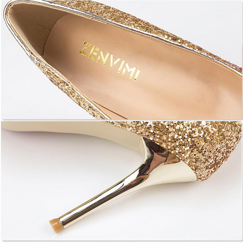 Женские туфли-лодочки на высоком каблуке 9 см с блестками и блестками, туфли-лодочки на шпильке, женские свадебные блестящие синие туфли с градиентом для вечеринок