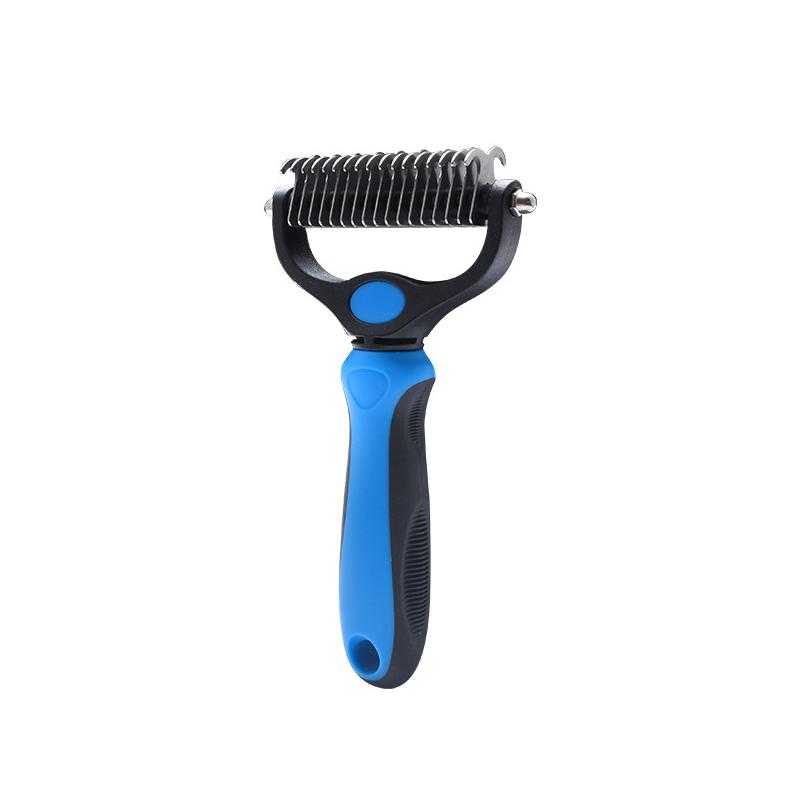 A Pet Double-sided Knot Comb Dog Comb Dog Comb Cat Beauty Hair Removal Cat Comb Pet Supplies