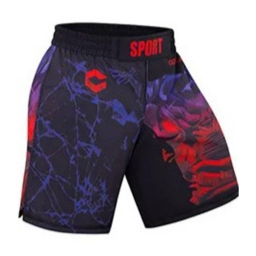 Шорты для ММА, мужские спортивные штаны для кикбоксинга, тайского бокса, полиэстера Godzilla