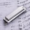 Chromatic Harmonica 10 Holes 40 Notes C Key Silver With Exquisite Box