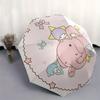 Little Twin Stars, Sanrio Characters Automatic opening and closing folding umbrella with 8-rib frame and compact travel design, perfect for