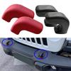 2Pcs Front Bumper Tow Hook Cover Rubber Protector Cap Against Wear For Jeep Wrangler JK JL Gladiator JT 2007-2025 Accessories