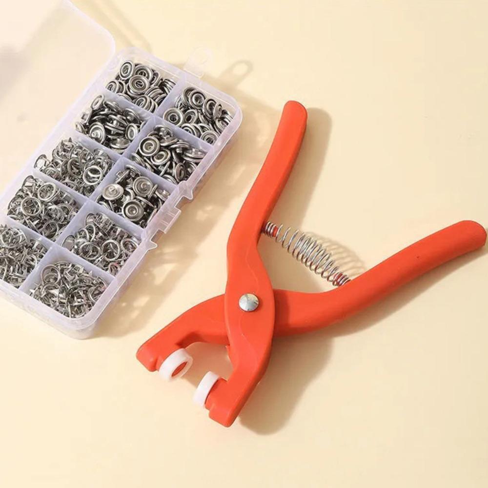 Bags Metal Sewing Press Studs Metal Snaps Buttons Pliers Set
