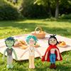 Новая плюшевая кукла Gorillaz Noodle Каваи Виртуальная группа Уличный боец Мягкая игрушка Милый мальчик в красном плаще Для фанатов Энтузиастов Детский подарок