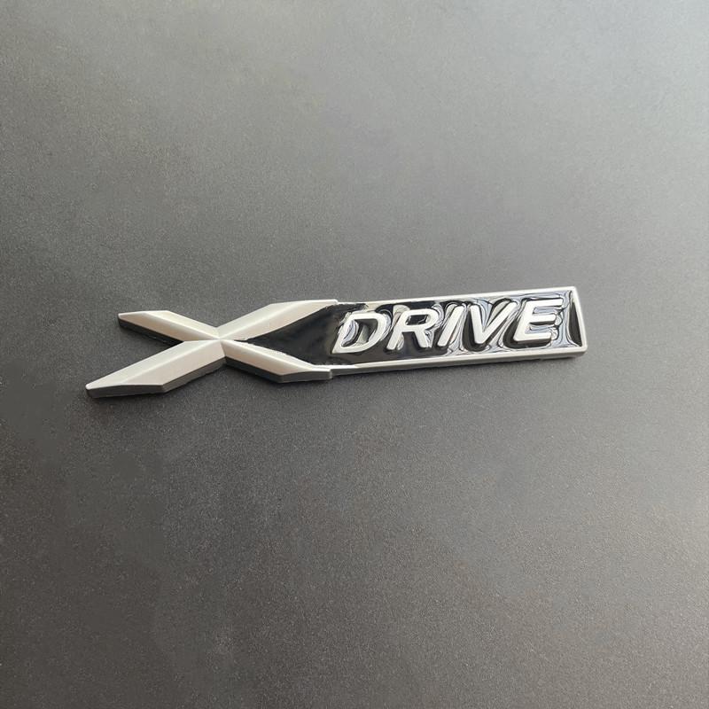 3D Metal X Drive Logo Xdrive Emblem Nameplate Car Trunk Badge For BMW 328i 525 535d 530d G20 F10 Xdrive Sticker Accessories