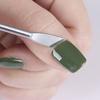 DIY Арт Советы Инструмент для маникюра Нескользящая ручка Нержавеющая сталь Пушер для удаления кутикулы Двусторонний