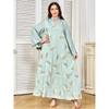 Elegant Dress Middle East Sequin Diamond Embroidered Dubai Women Clothes Arab Robe plus-Size Dress