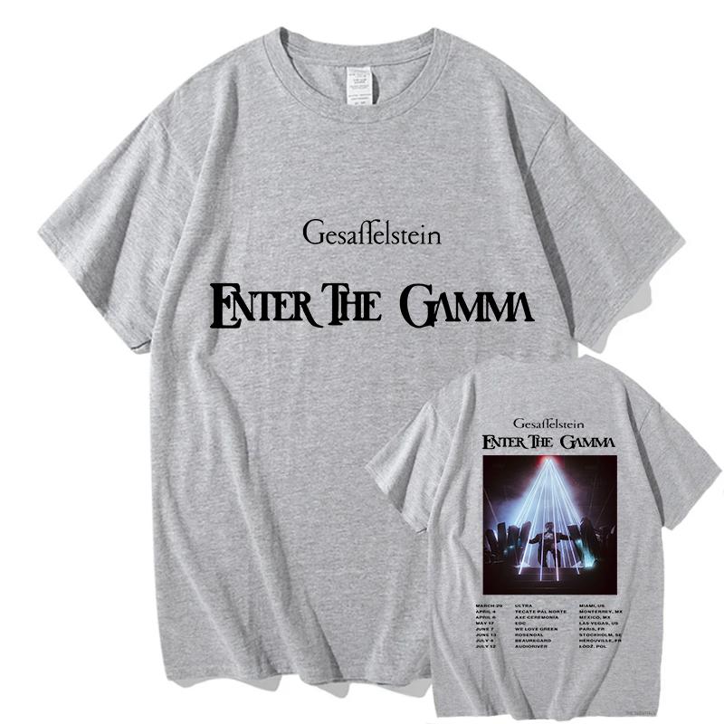 2026 Gesaffelstein Enter The Gamma TShirt Unisex Fashion Funny Summer Vintage Casual Aesthetic Spring Summer Short Sleeve Tops