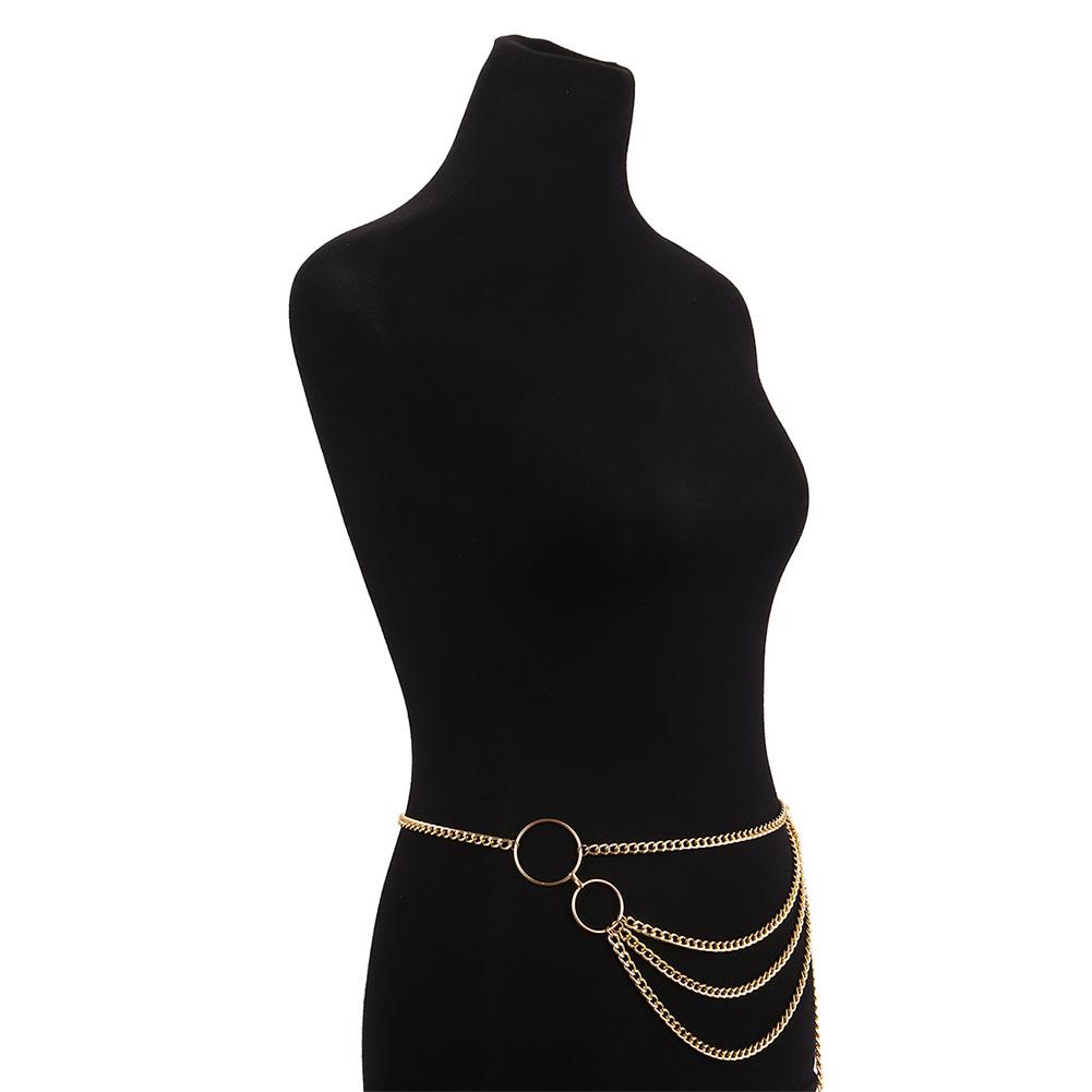 Fashion Women Sexy Multi-layered Tassels Waist Belt Chain Decoration