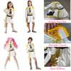 Girls Kpop Tassel Printing Cosplay Costume Kids Anime Cartoon Halloween Carnival Party Role Playing Dress Up Outfit