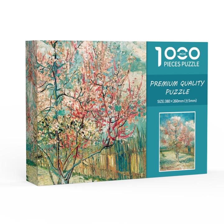 1000-Piece Mini White Jigsaw Puzzle for Adults