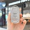 Car For Honda   2024 Civic Accord HR-V Pilot CR-V Smart Remote Key Case Cover Fob Keychain White Diamond TPU 4 Button