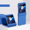 Жесткий чехол с покрытием под кожу для Motorola Razr 60 Pro 50 40 Ultra Razr + 2024 2025 Полная защита шарнира Конфетный цвет Матовая задняя крышка