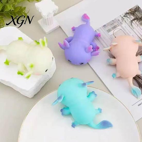 Salamander Decompression Toy Mini Stress Ball Soft Stretchy Cartoon Sensory Fidget Anxiety Relief Animal