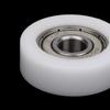 1Pc 8*30*10Mm Injection Molded Nylon Coated Bearing Wheel Bearing 608 Roller Wheel Track Rail Pulley Door Window Track Pulley