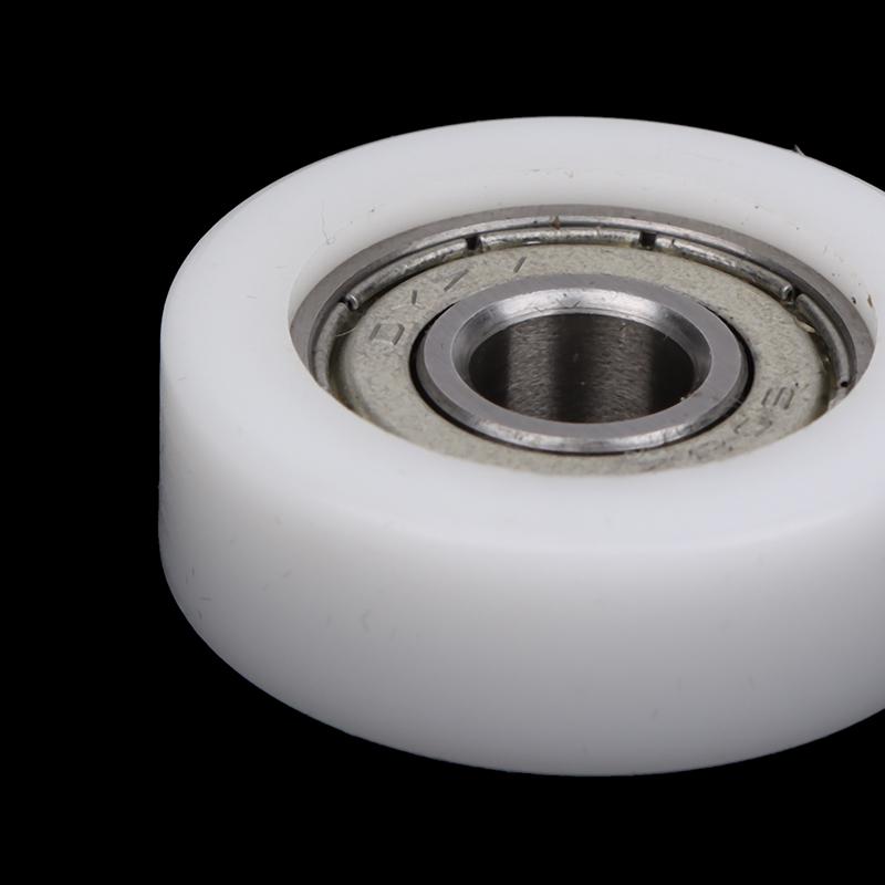 1Pc 8*30*10Mm Injection Molded Nylon Coated Bearing Wheel Bearing 608 Roller Wheel Track Rail Pulley Door Window Track Pulley