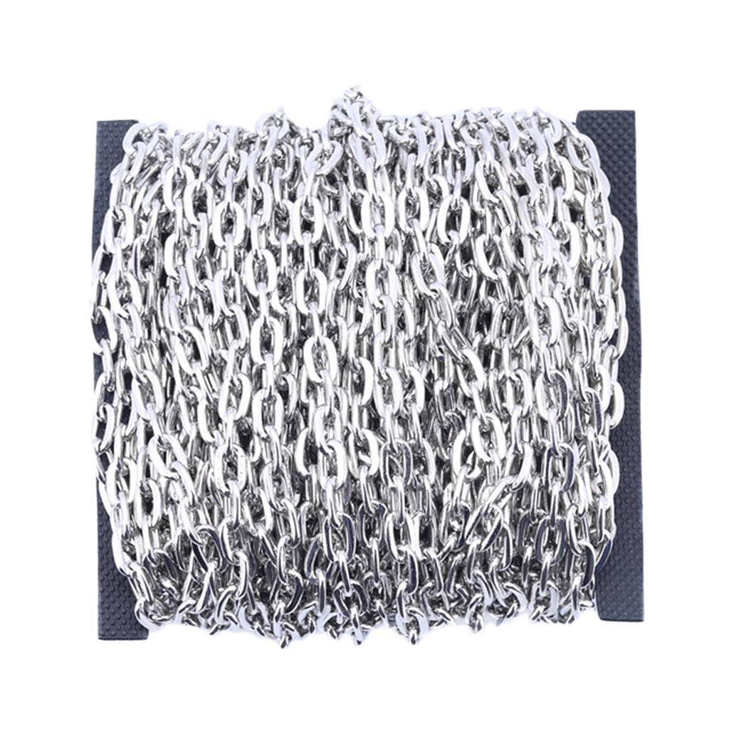 1 рулон железных крестообразных цепей, кабельное звено для изготовления ювелирных изделий своими руками, золотого цвета