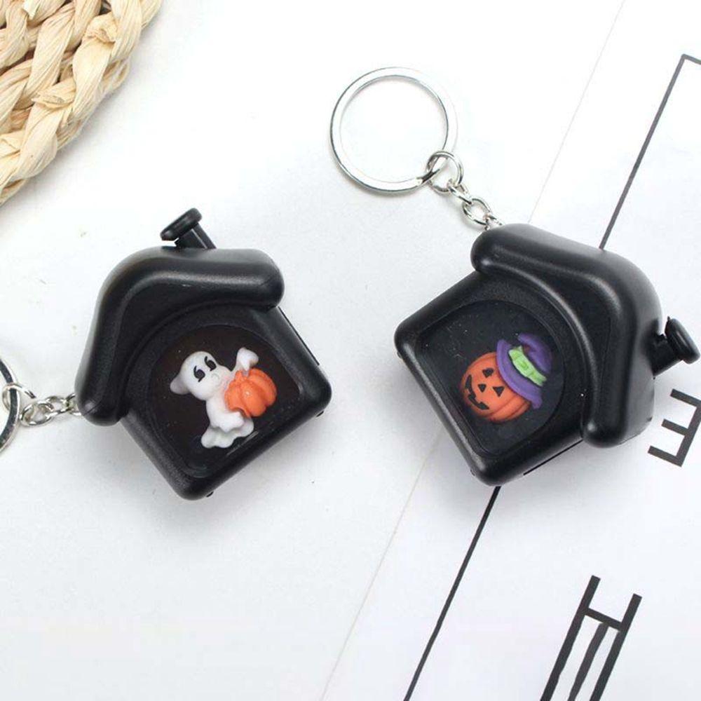 Halloween Pendant Halloween Decoration Glow Keychains Halloween Keychains Key Rings Bag Pendant