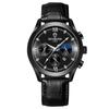 RORIOS Date Christmas Black Men's Watch, Display, Quartz, Luminous, Lightweight, Multifunctional, Waterproof, Work, Commuting, Stylish, Popular,