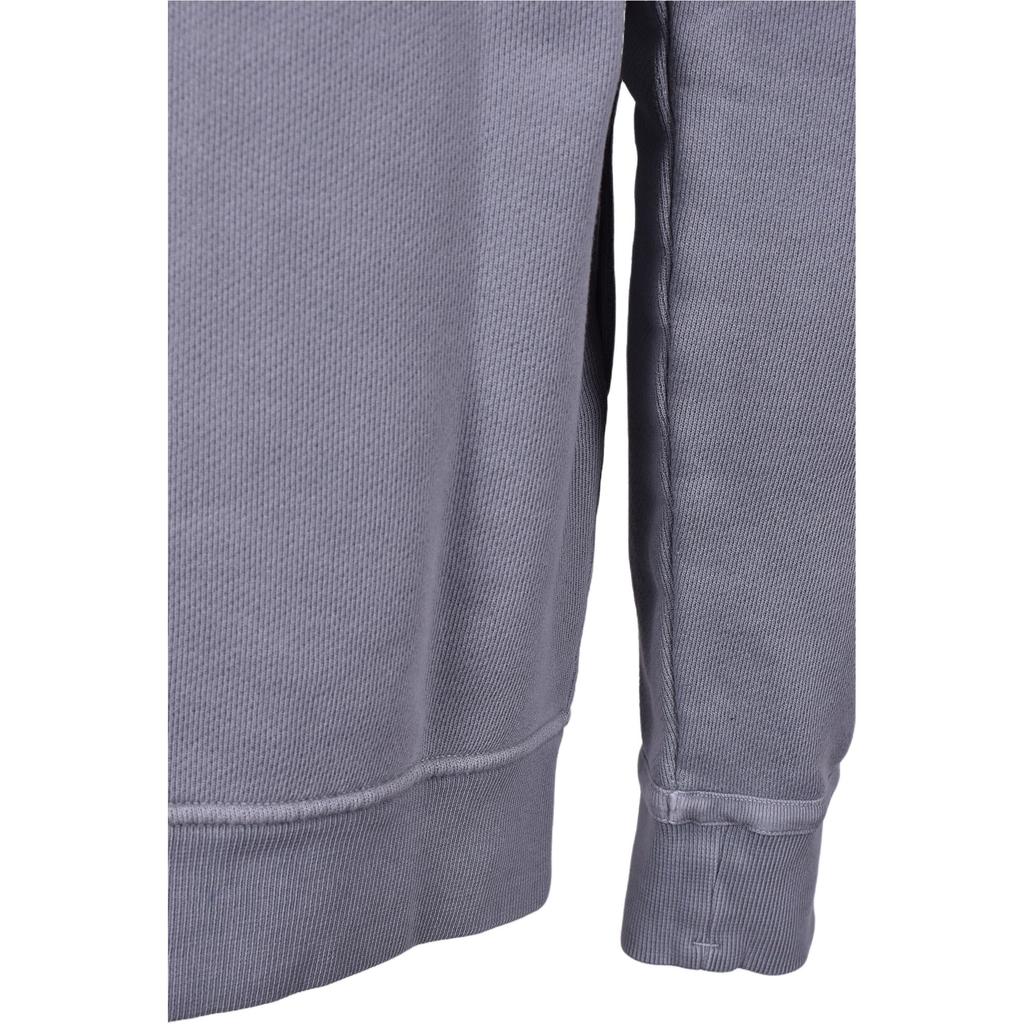 STONE ISLAND Лого Свитшот с круглым вырезом Мужской свитшот Серый 811561241-V0166