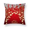 Christmas Themed Pillowcases Car Accessories Office Santa Claus Living Room Sofa Home Pillowcases