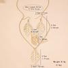 3pcs Women's Minimalist Jewelry Set Suitable for Parties Banquet Daily Wear Fashion Metal Leaf Shaped Necklace Earrings Ring Set
