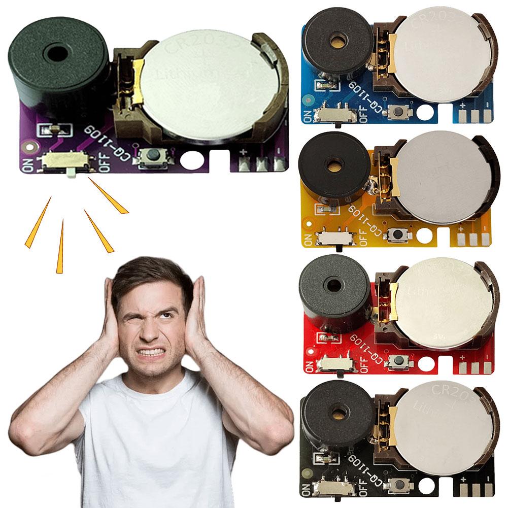 Трещотка для крикета, розыгрыш, надоедливый генератор шума, маленький размер и длительное время работы от батареи, пищащие зуммеры, скрытый розыгрыш, офисный генератор шума, игрушка