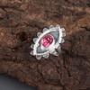 Pink Tourmaline Gemstone 925 Sterling Silver Jewelry Handmade Ring Gift For Wife RR-6-18