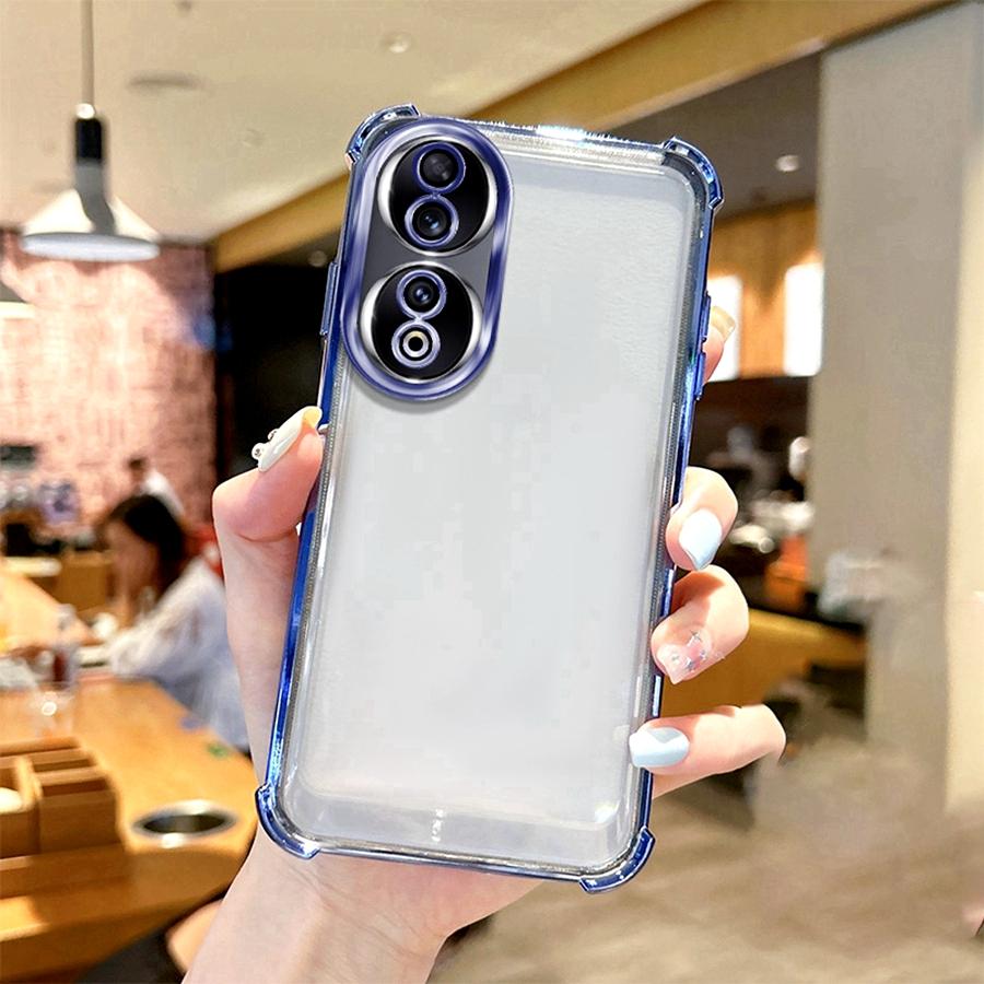 Shookproof Lens Case For Honor 70 90 200 Pro 400 Lite X7b X7 X9a X9b X7c X5b X6b X6a X8c X7a X8b X8a X9c Plating Silicone Cover