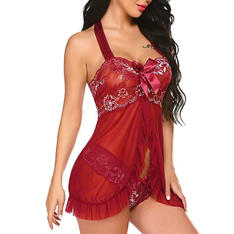 Женский сексуальный халат, женское нижнее белье, женская одежда для сна с v-образным вырезом, платье с нерегулярным подолом, ночная рубашка, повседневная кружевная ночная рубашка, пижамы