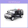 Suv Alloy Simulation Police Car Sedan Model Toy With Double Opening Doors