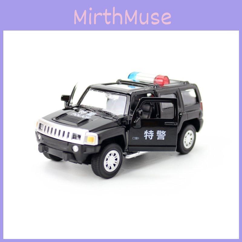 Suv Alloy Simulation Police Car Sedan Model Toy With Double Opening Doors