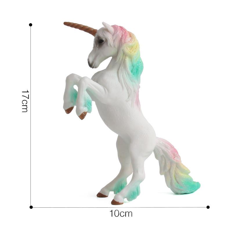 Unicorn Animal Model Figurine Pvc Static Display Toy For Home Decor