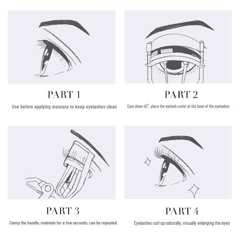 MAOGEPING Natural Curl Eyelash Curler
