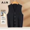 Antonio Men's 100% Cashmere V-Neck Vest