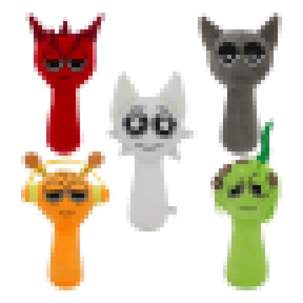 Cute Plush Toy Doll  Soft Stuffed Animal with Wrist Strap Portable Gift Toy for Kids Boxed