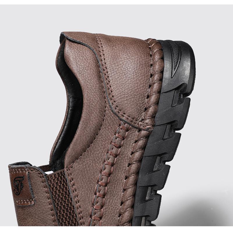 Мужская повседневная обувь, кожаные мокасины ручной работы, качественные мокасины на плоской подошве, мужские кроссовки