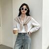 111Wool pure triangle scarf shawl women's new scarf minimalist light luxury high-end scarf