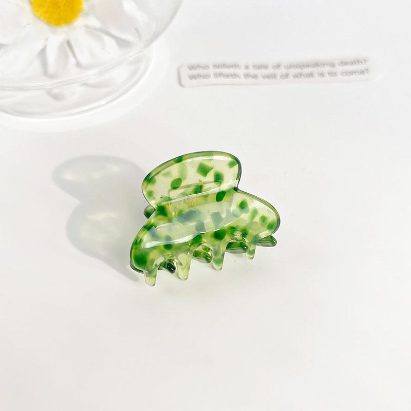 Милая и нежная мини-арка 3 см, маленькая заколка для волос, простая цветная заколка-акула из ацетата, аксессуары для волос для женщин, девушек