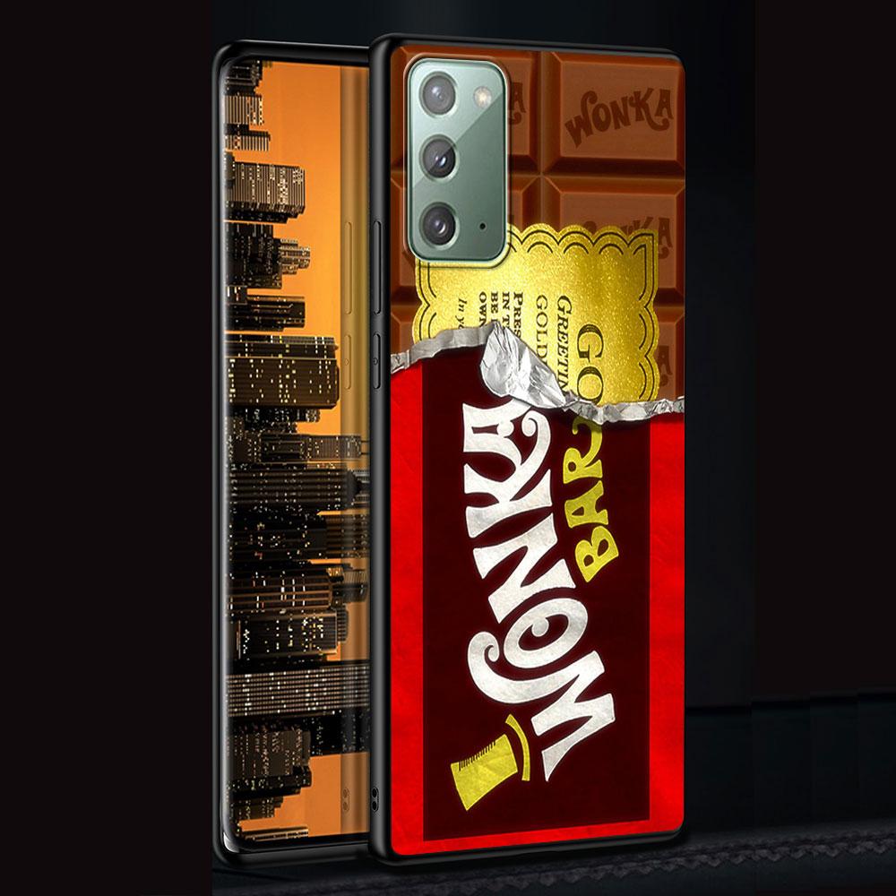 Чехол «Шоколадная Нутелла» для Samsung Galaxy Note 20 Ultra 10 Lite 9 8, черный силиконовый чехол для телефона Note20 Note10 Plus Funda Capa