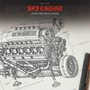 Новый-С-Полки Техно-Стиль Премиум-Качества V8 Первоклассный Турбированный Двигатель Высшей Категории Высококачественная Сборка Премиум-Качества Кирпичи Конструктор