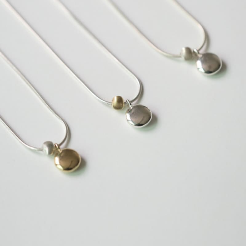 Mimesi Combi Ball Necklace (3color)