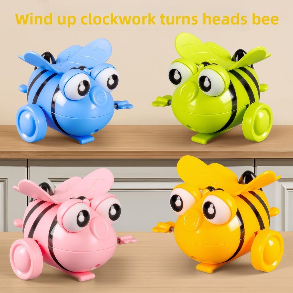 Детская механическая каталка-пчелка из пластика для ползающих малышей в возрасте от 6 до 9 месяцев