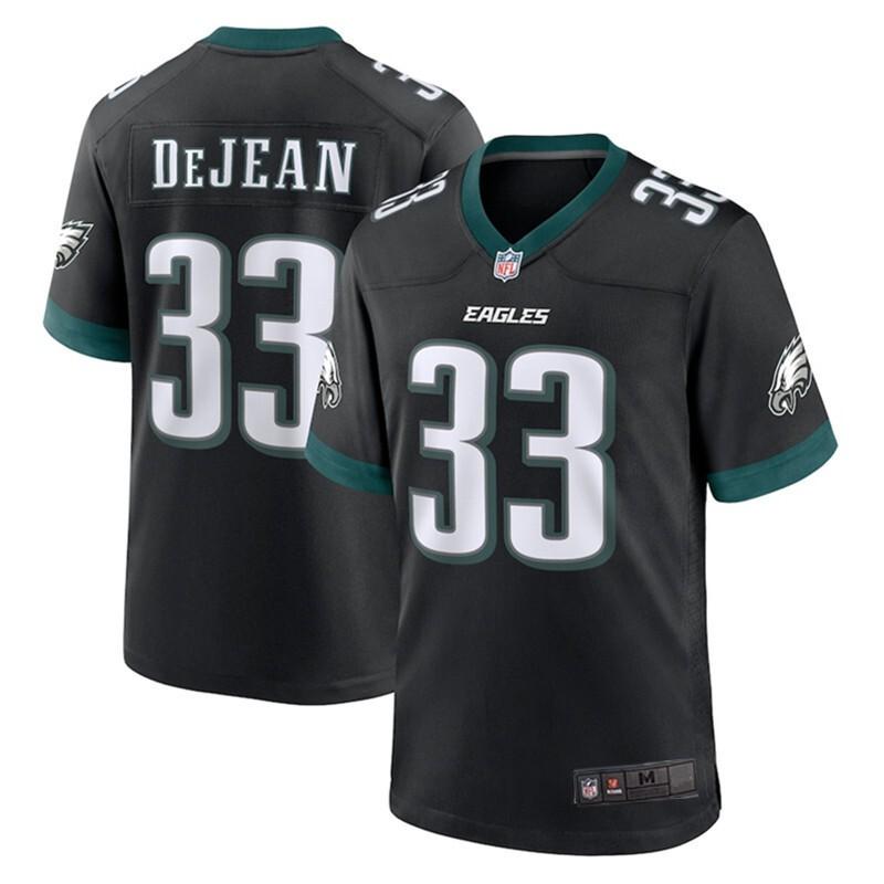 Philadelphia Eagles 33 Dejean Football Jersey Mens Sports Fan Game Day Top