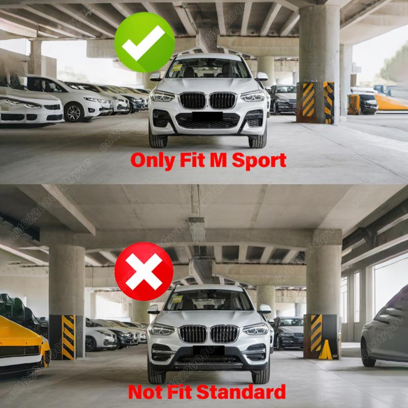 Для BMW X3 G01 X4 G02 M Sport M40i M40d 2017 2018 2019 2020 2021 Автомобильный Передний Бампер Нижняя Губа Сплиттер Комплект Обвеса