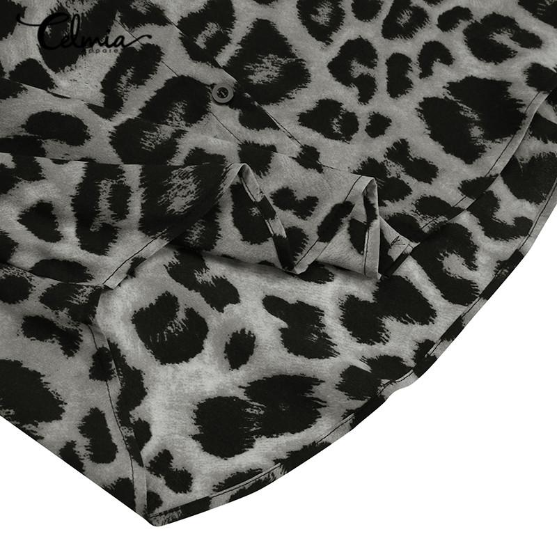 Женская блузка с леопардовым принтом