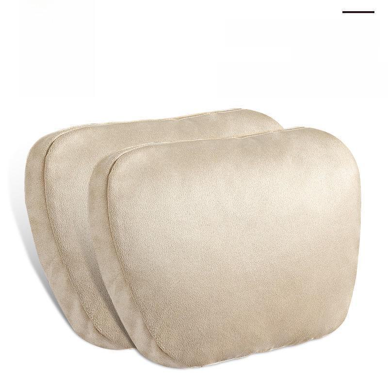 Подголовник для автомобиля, подушка для шеи, поддержка талии, замшевая подушка на спинку сиденья для Mercedes-Benz S-класса, универсальная подушка для автомобиля.